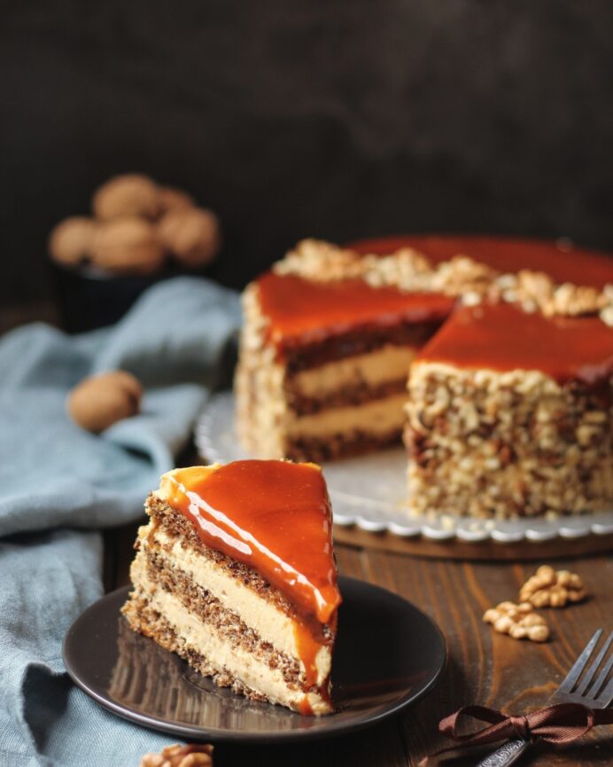 Karamel torta sa orasima