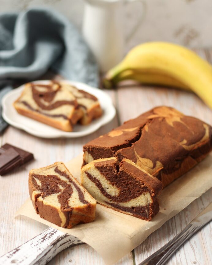 Mramorni kolač sa bananama