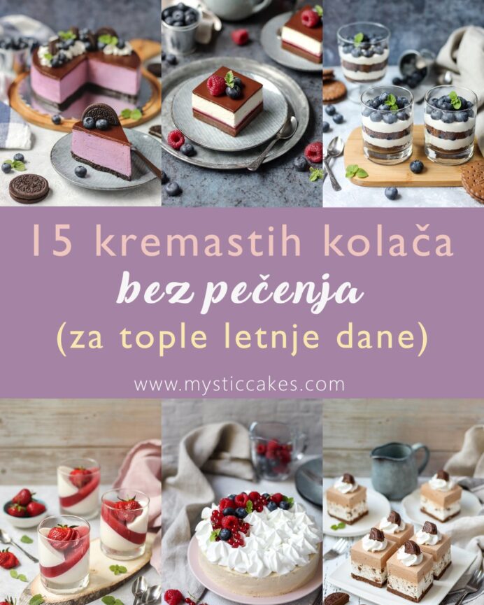 15 kremastih kolača bez pečenja (za tople letnje dane)