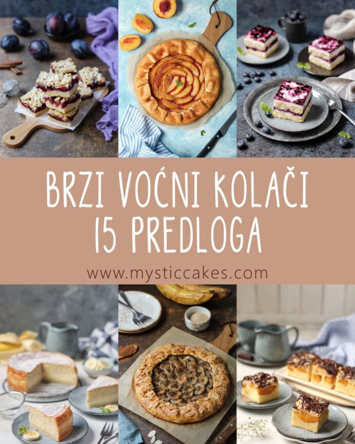 Brzi voćni kolači – 15 predloga