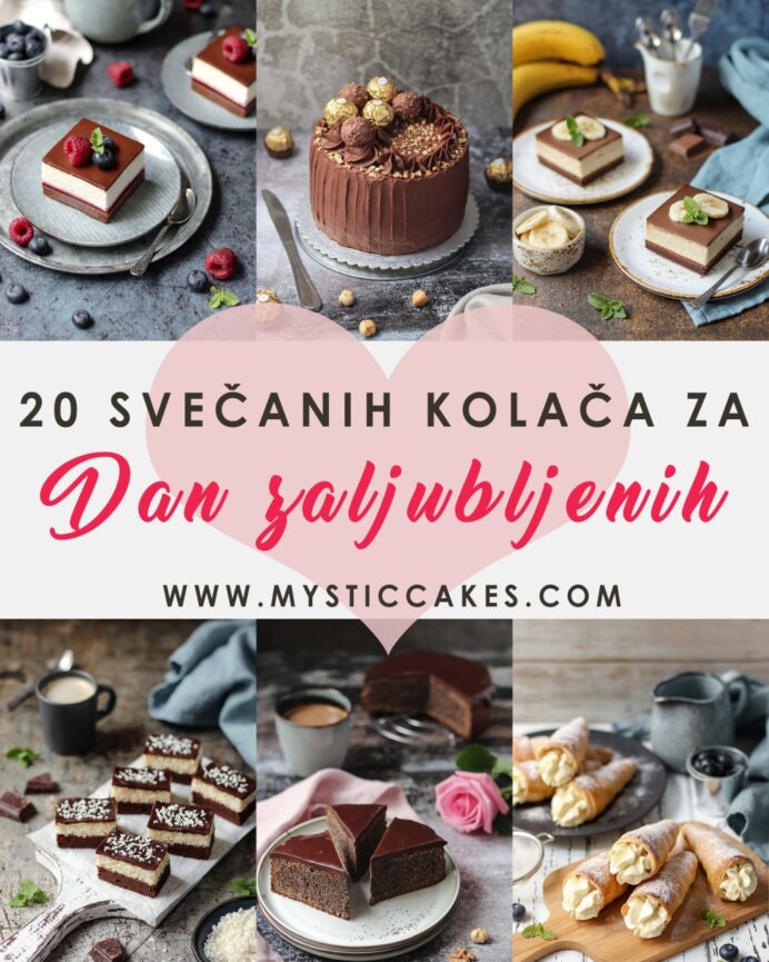 20 svečanih kolača za Dan zaljubljenih
