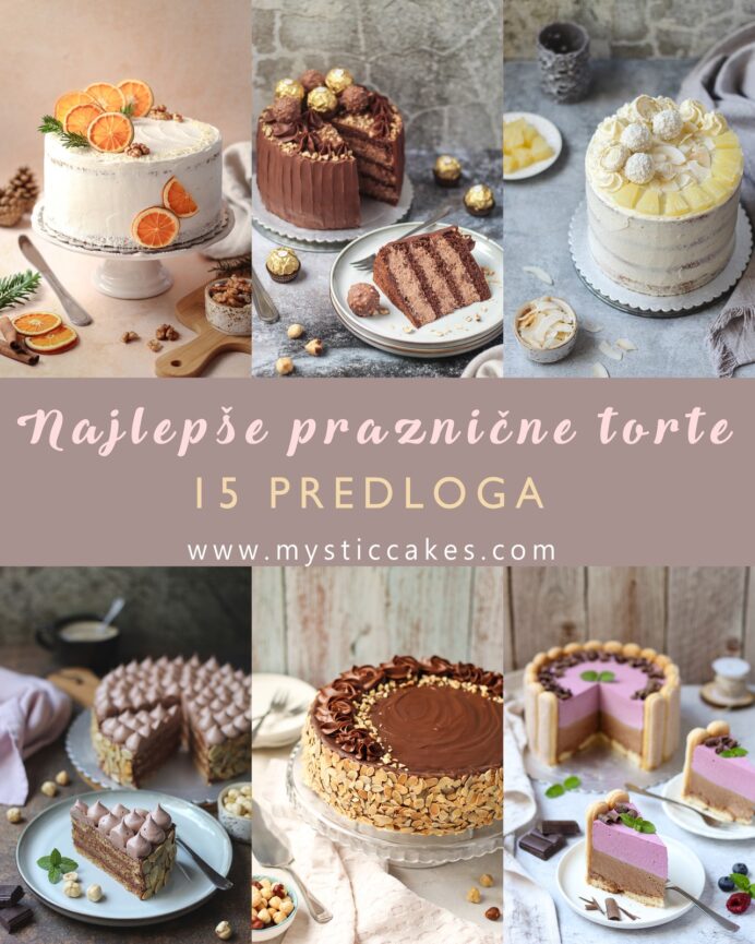 Najlepše praznične torte – 15 predloga