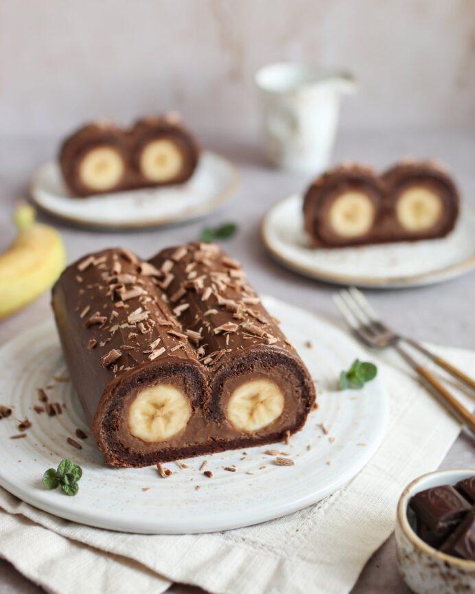 Mačje oči (rolat sa bananama)